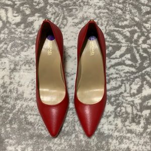 Red Michael Kors Heels